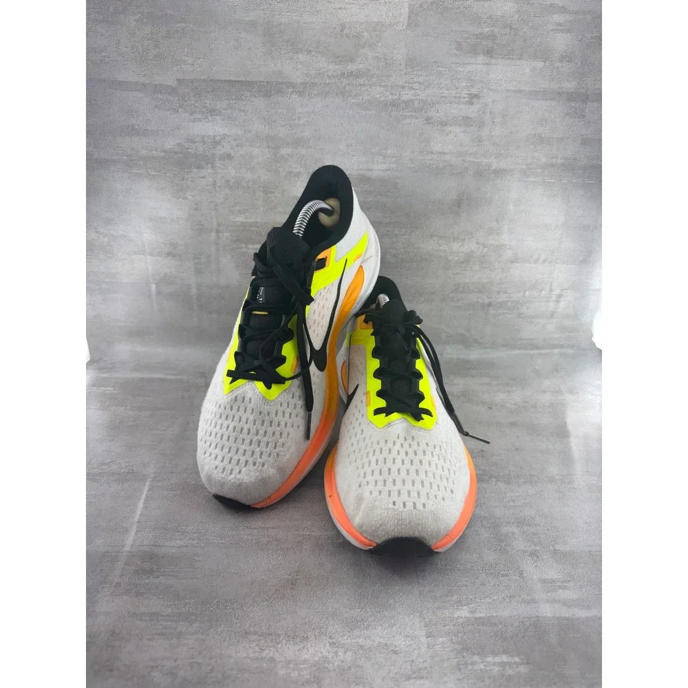 Nike Air Winflo 10 Men White Volt Orange Running Shoes DV4022-101 Size 8